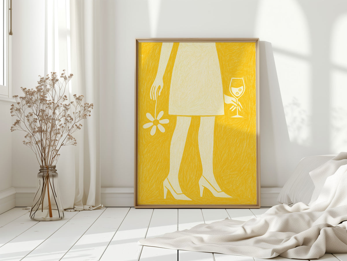 Daisy and Bubbles in Yellow