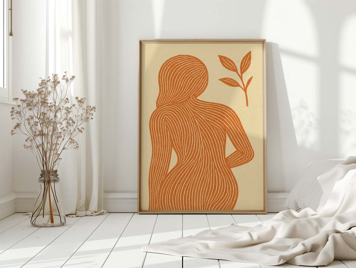 Earth Lines of the Feminine Form
