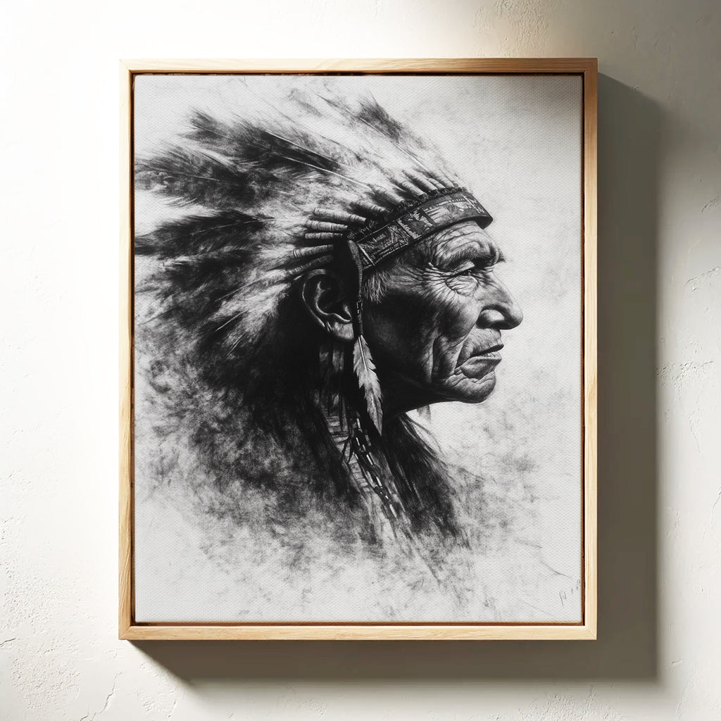 Elder Spirit in Charcoal