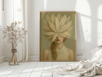 Golden Silence in Feathered Veil