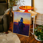 Cowgirl at Sunset Ride