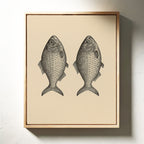 Two Fish Vintage Loaves and Fishes Symbol