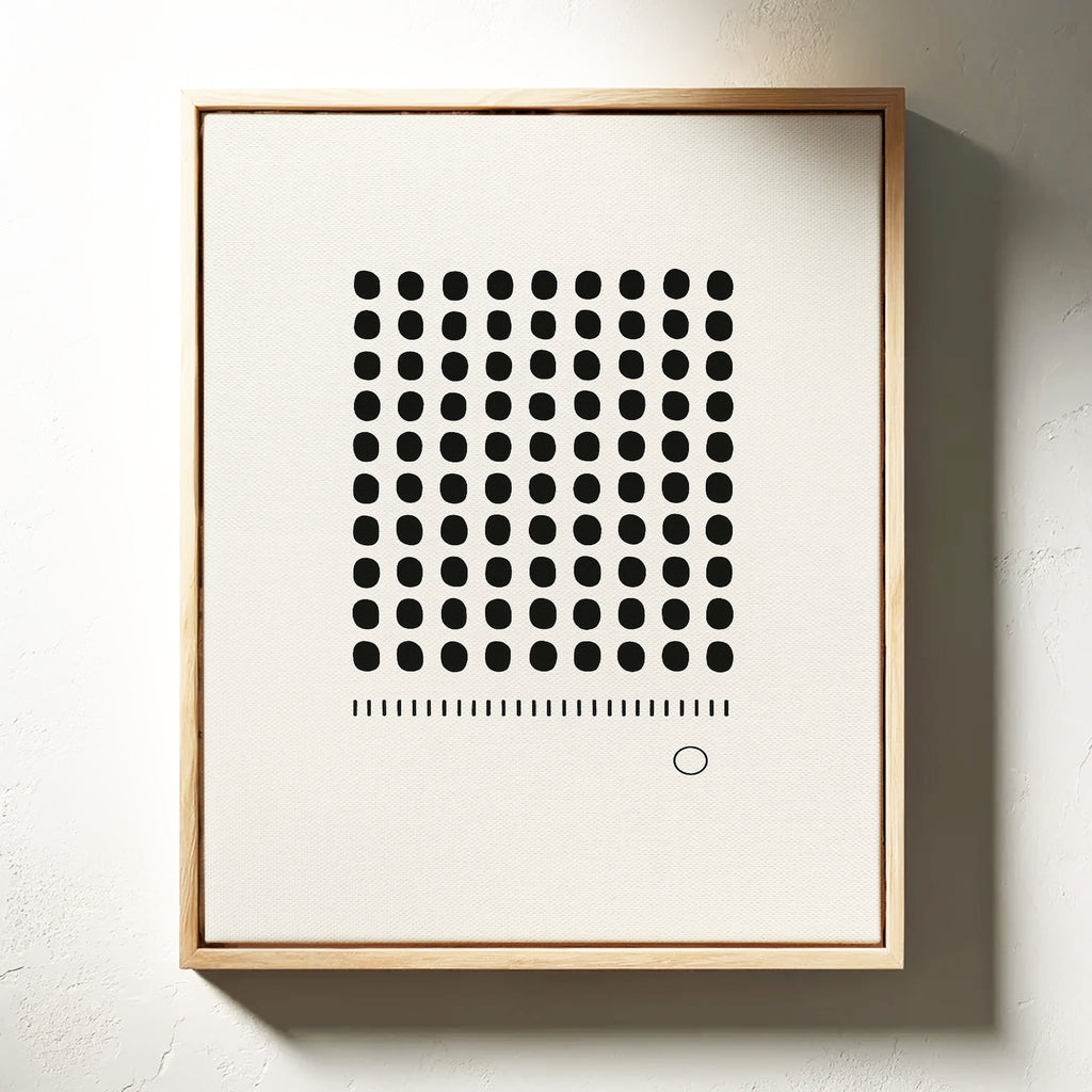 The Ninety-Nine and the One Minimalist Print