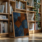 Western Patchwork Denim and Leather Print