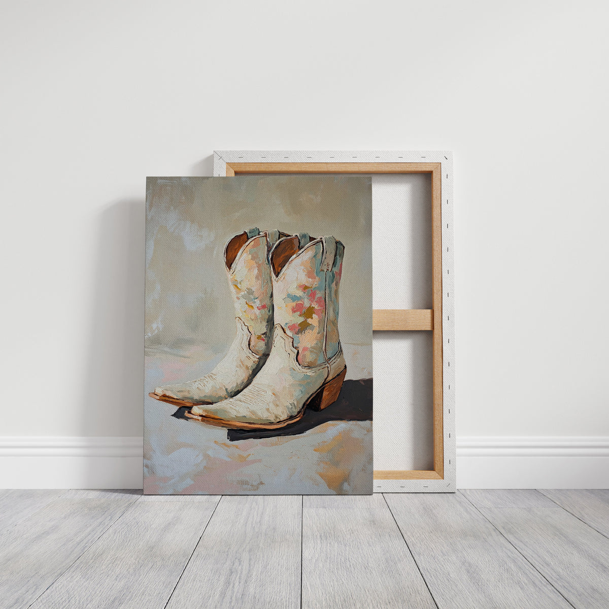 Painted Soles: Floral Cowgirl Boots
