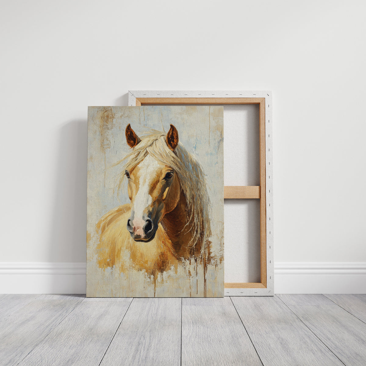 Golden Palomino in Brushstroke Light