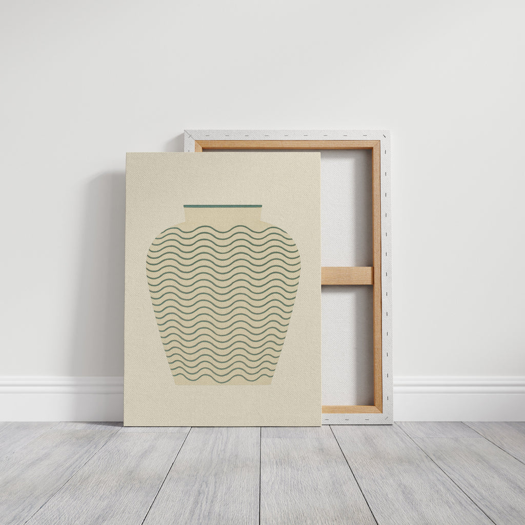 Waves on a Clay Vessel