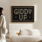 Giddy Up Western Typography
