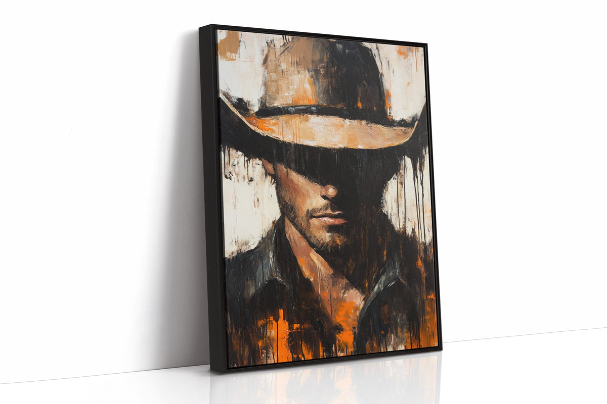 Shadowed Cowboy – Bold Western Expression