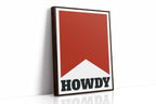 Howdy Western Banner Print