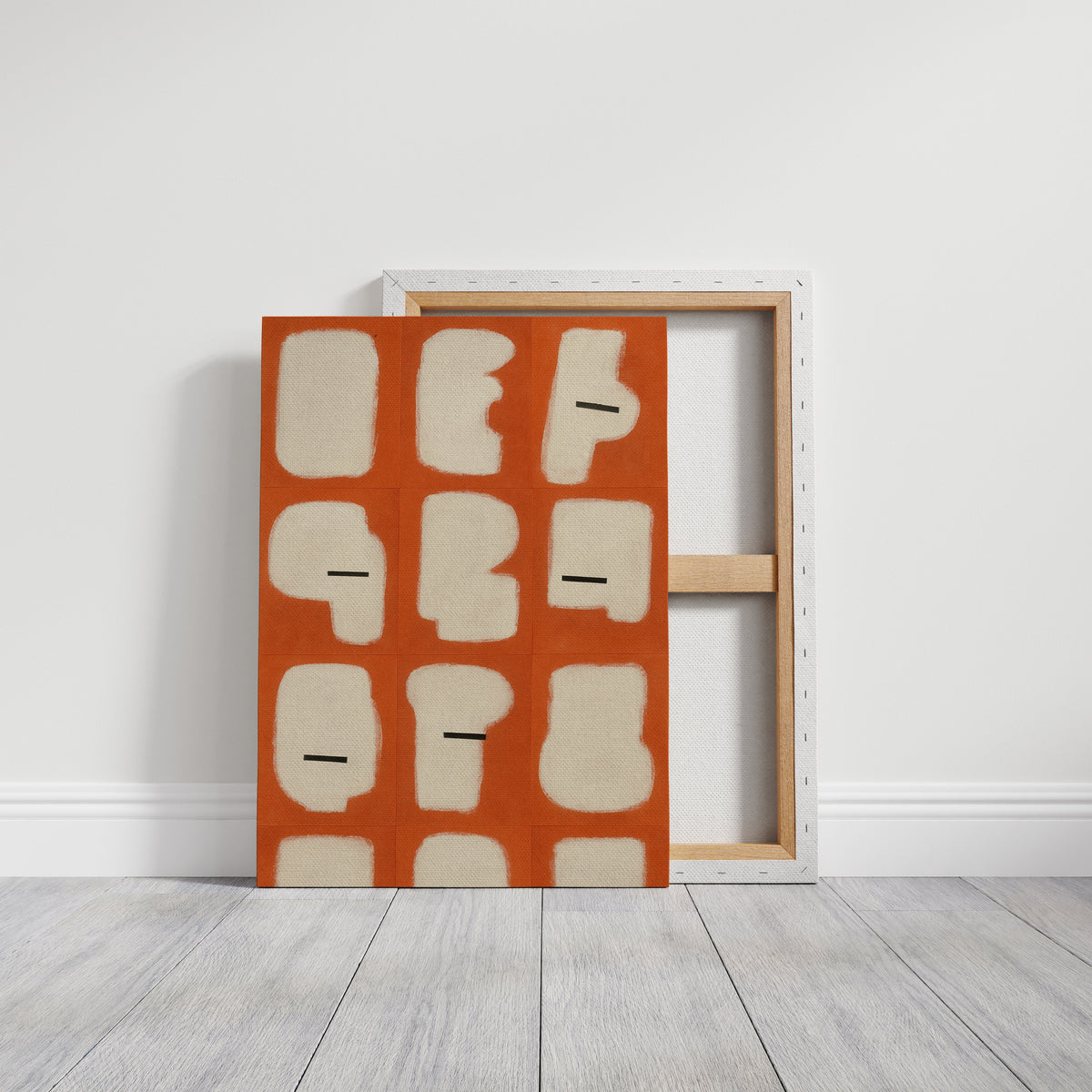 Minimal Shapes on Burnt Orange Grid