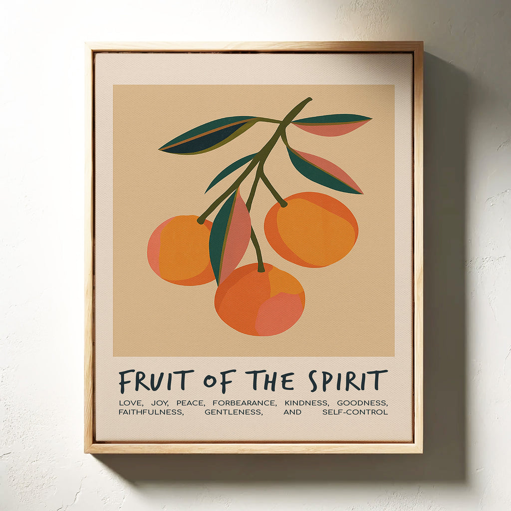 Fruit of the Spirit Citrus Branch Print