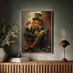 Lucky Leprechaun: Irish Folklore Canvas Wall Art