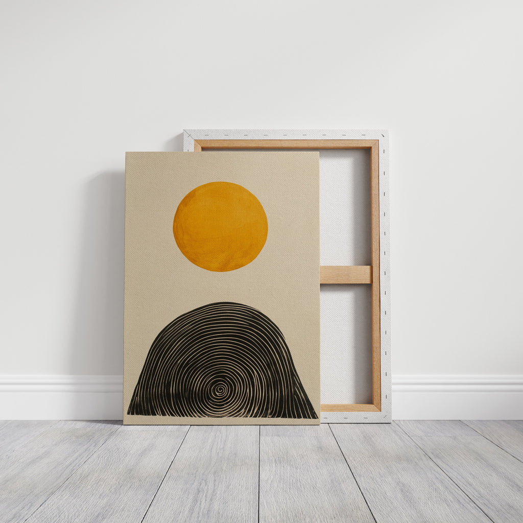 Solar Balance in Black and Gold