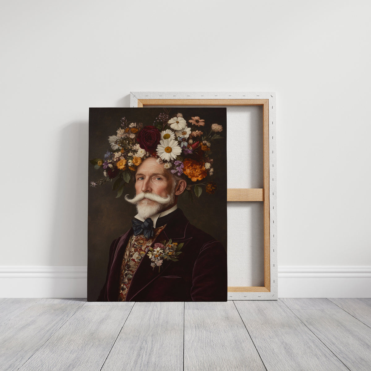 Velvet Gentleman in Wildflower Crown
