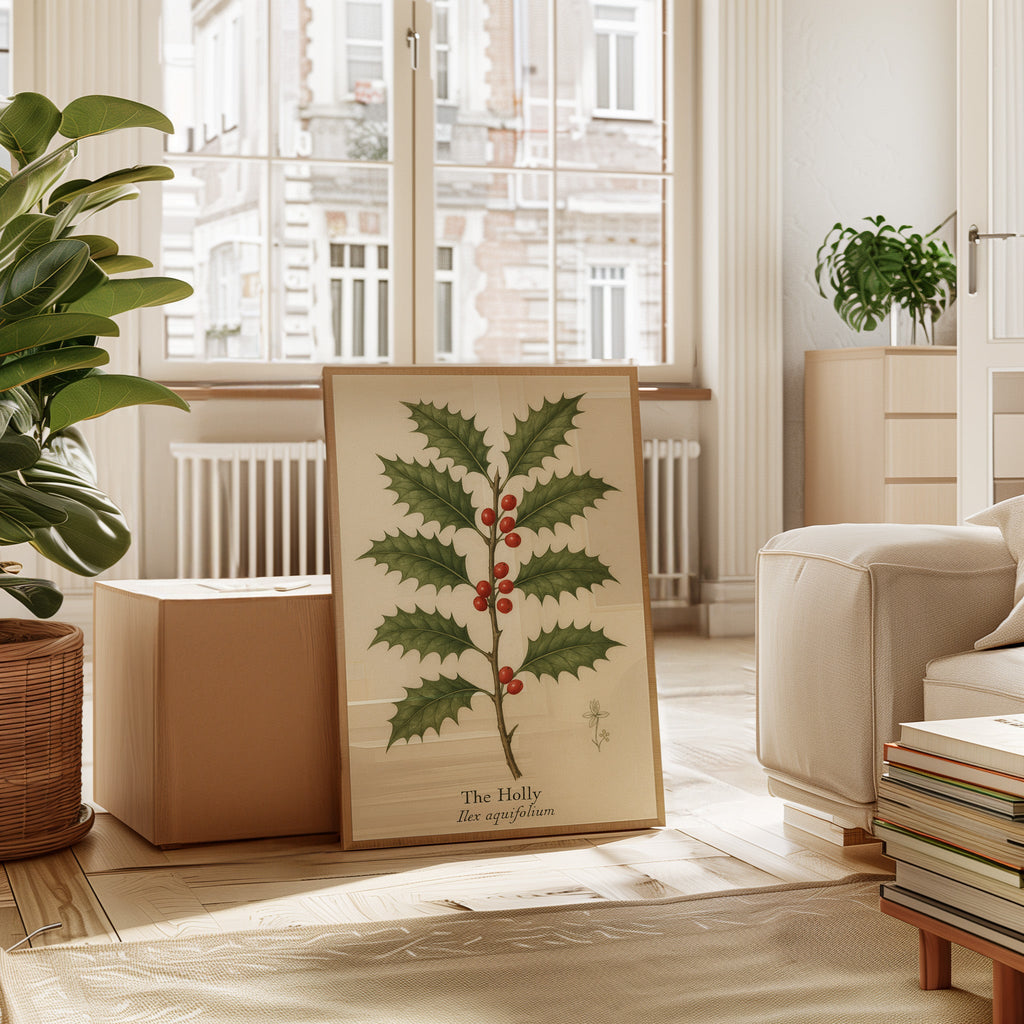 The Holly Botanical Art Print