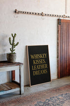 Whiskey Kisses Leather Dreams