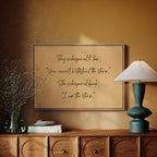I Am the Storm Quote Art
