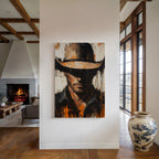 Shadowed Cowboy – Bold Western Expression
