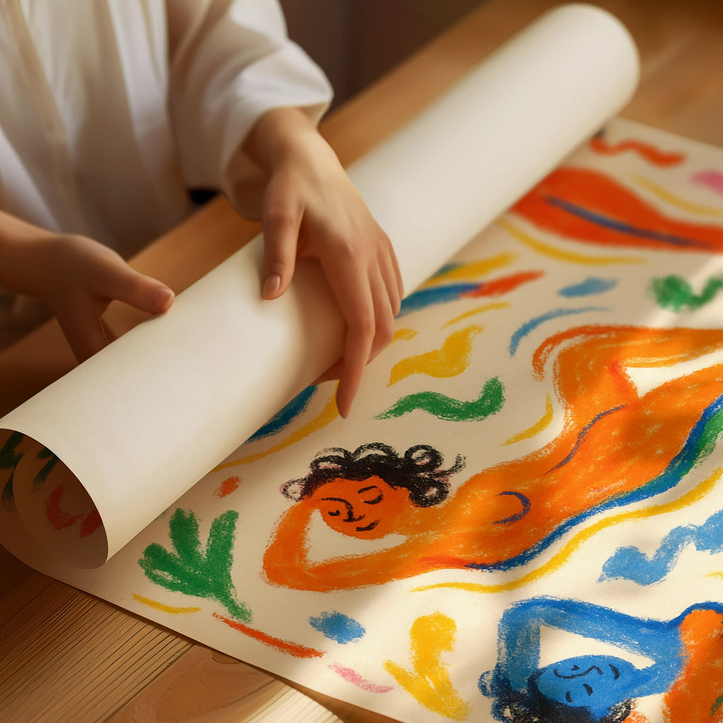 Joyful Nudes in Colorful Flow