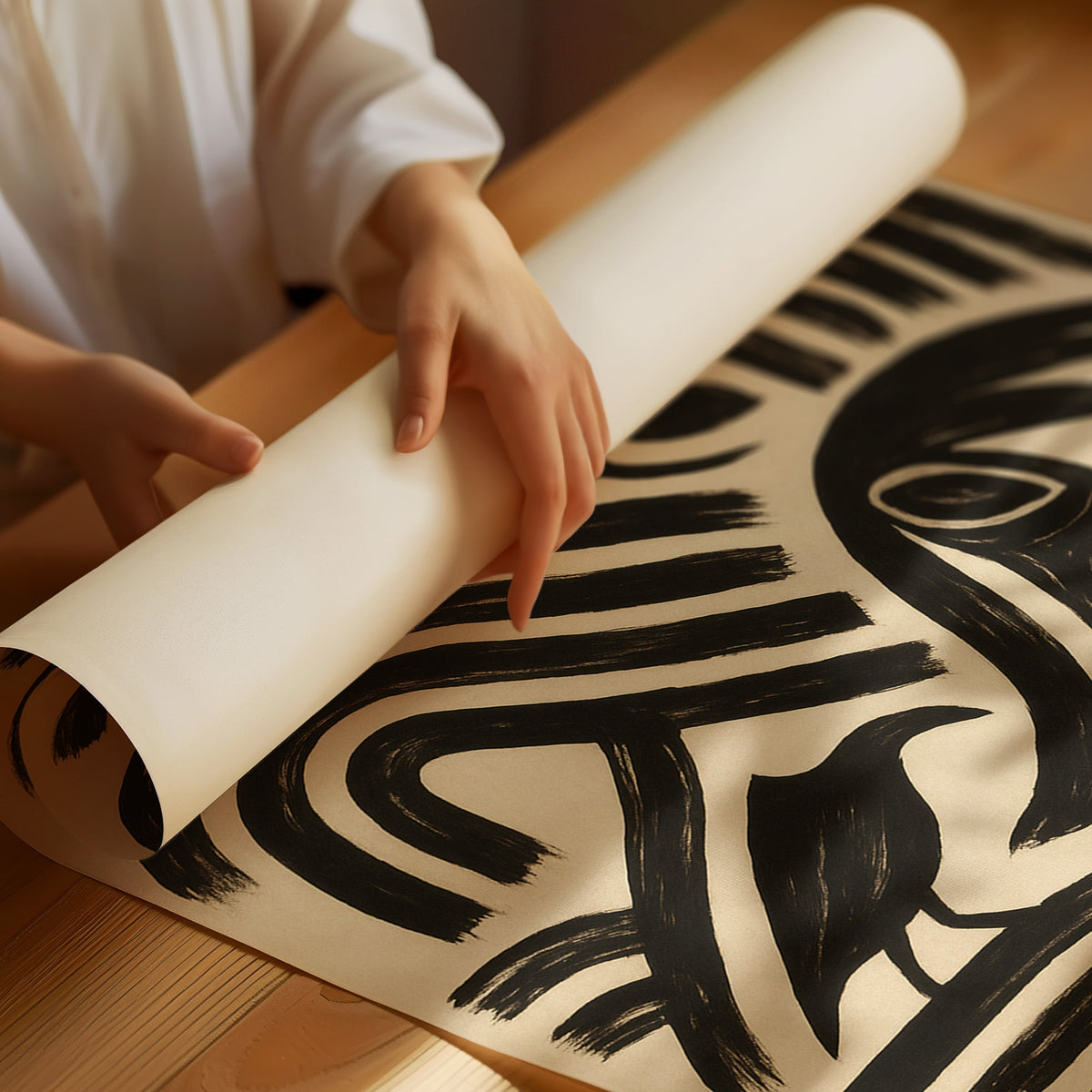 Raven Paths in Ink