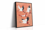 Japanese Crane Wall Art – Elegant Traditional-Inspired Print