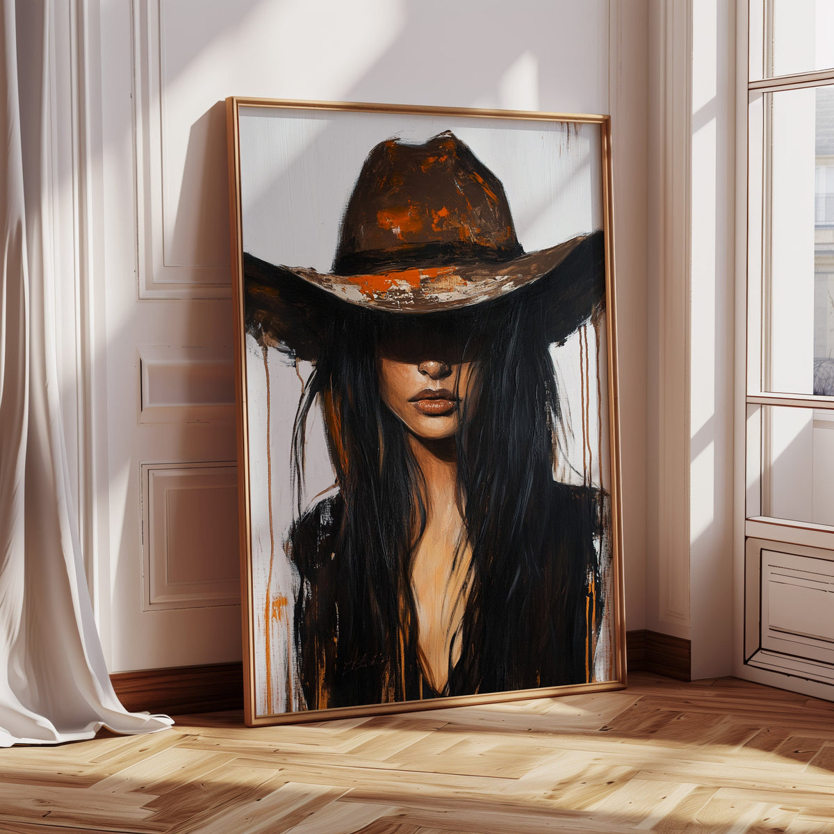 Ember Noir – Western Cowgirl Wall Art