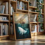 Whale Dreams Beneath the Tall Ship