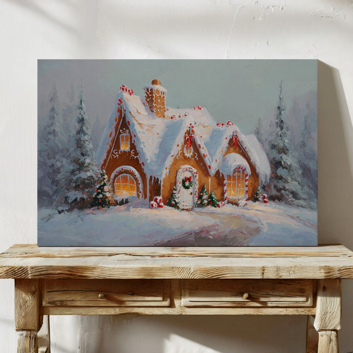 A Cottage Wrapped in Sugar Frosting