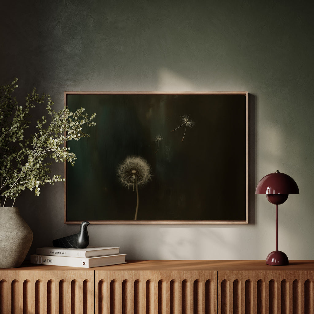 Whispers on the Wind Dandelion Print