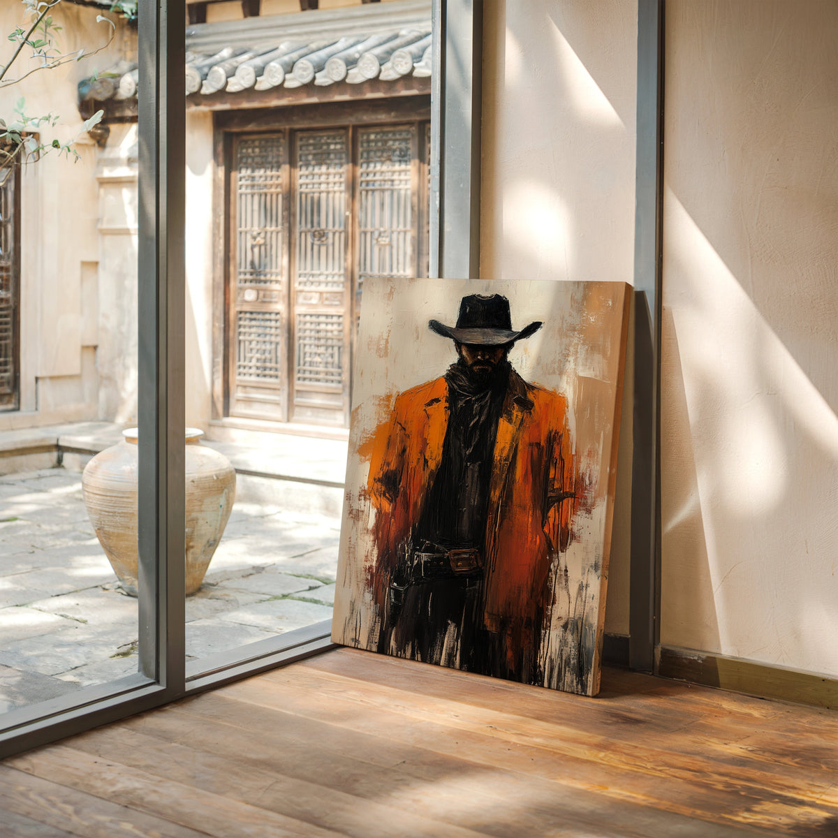 The Drifter in Ember Coat