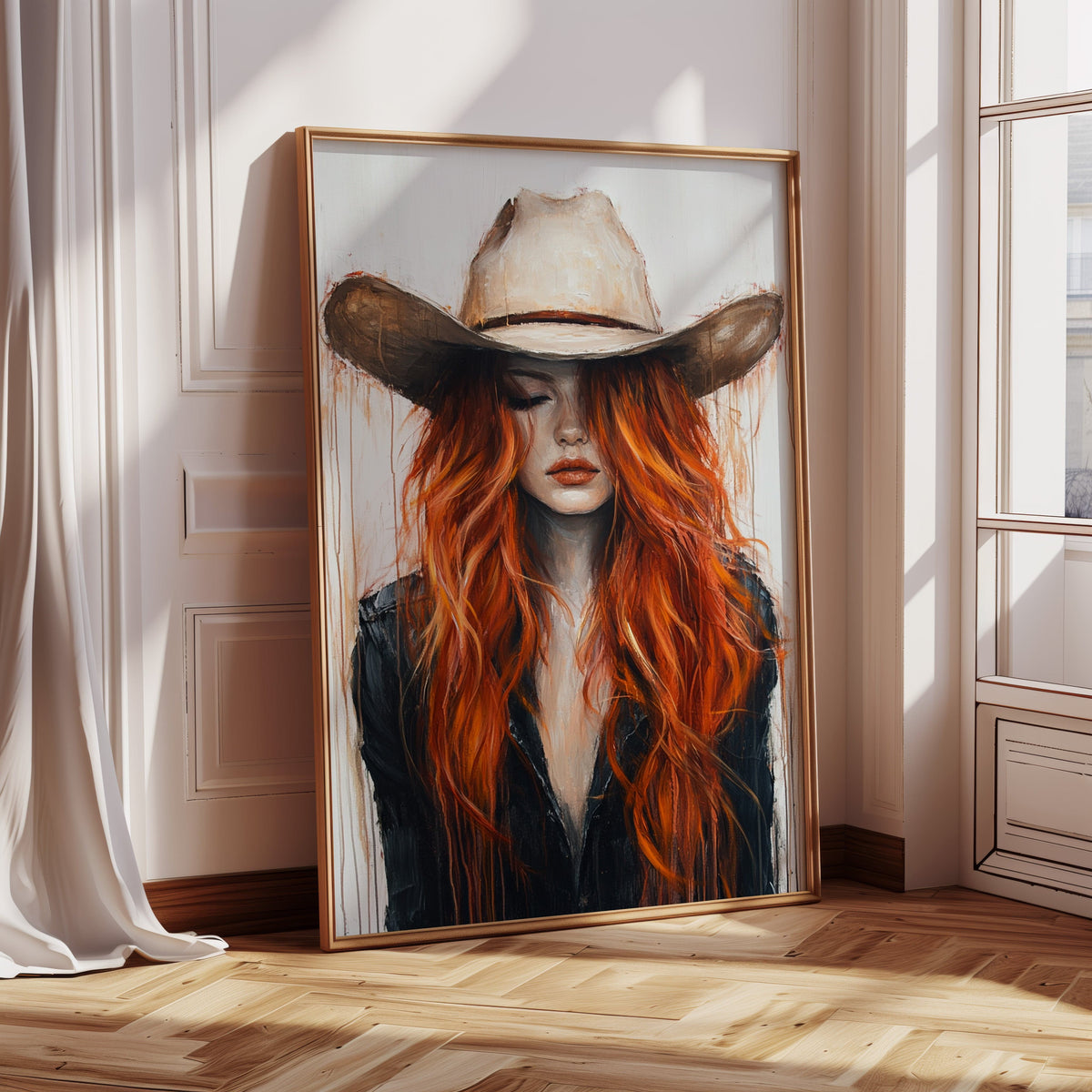 Cowgirl Ember – Rustic Elegance in Red