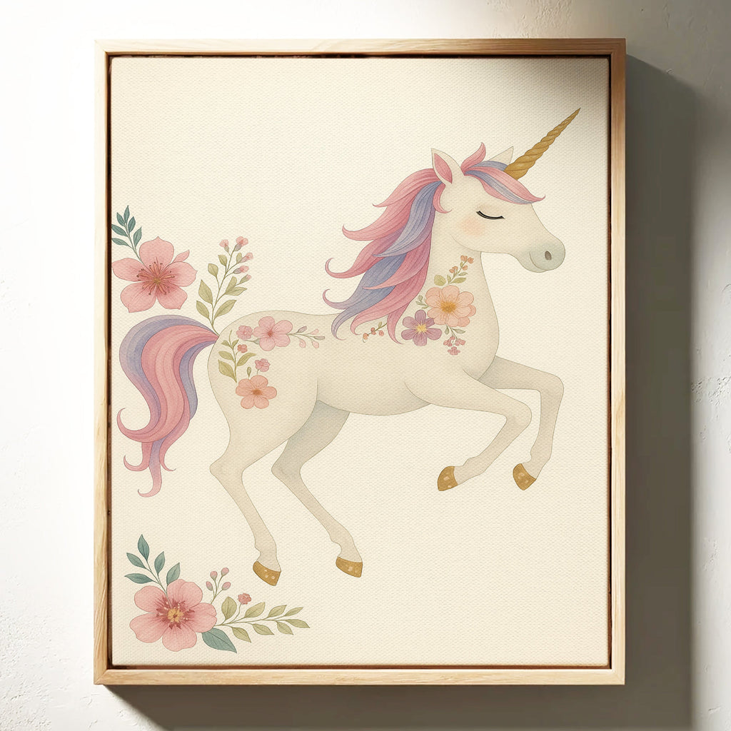Blossom Mane Unicorn in Dreamy Pastels