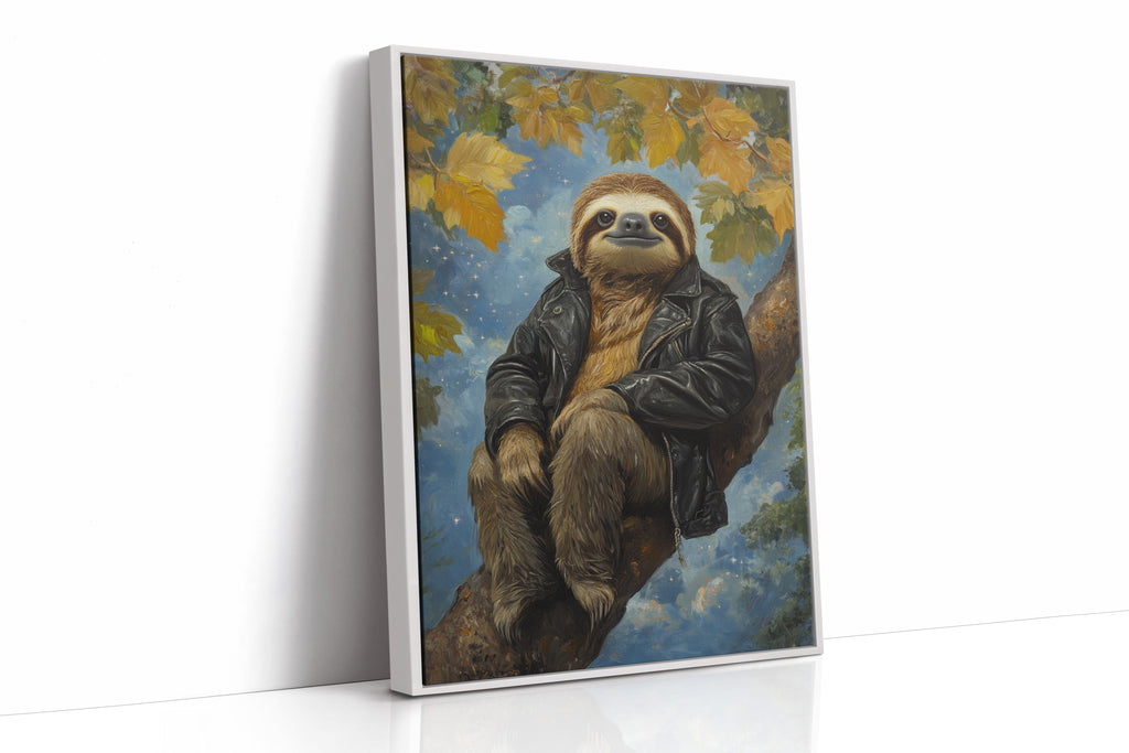 Rebel Sloth in a Leather Jacket