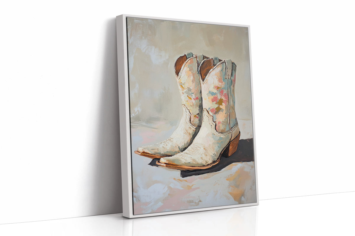 Painted Soles: Floral Cowgirl Boots