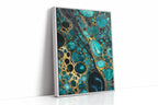 Golden Currents Beneath Turquoise Skin
