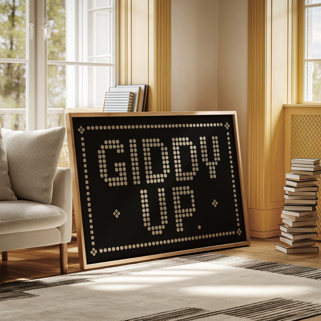Giddy Up Western Typography