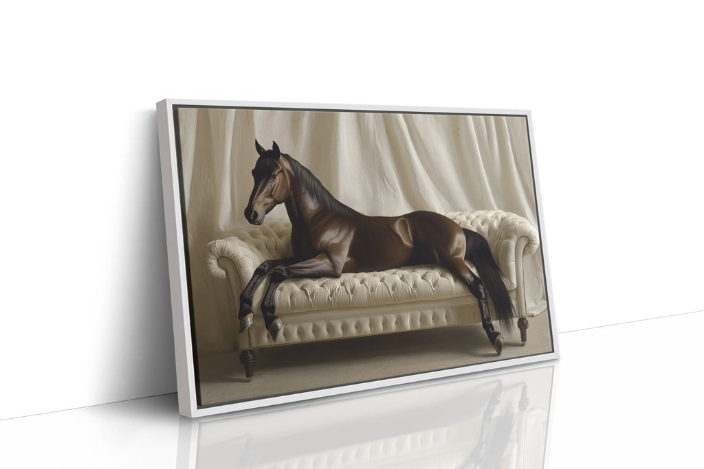Surreal Horse Lounge Fine Art Print