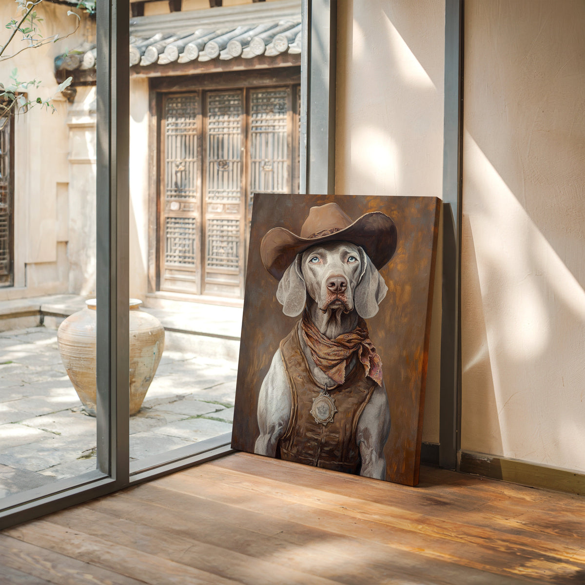 Weimaraner Desert Deputy