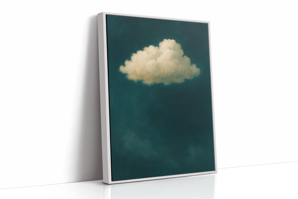 Lonely Cloud in Emerald Silence