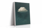 Lonely Cloud in Deep Teal Sky