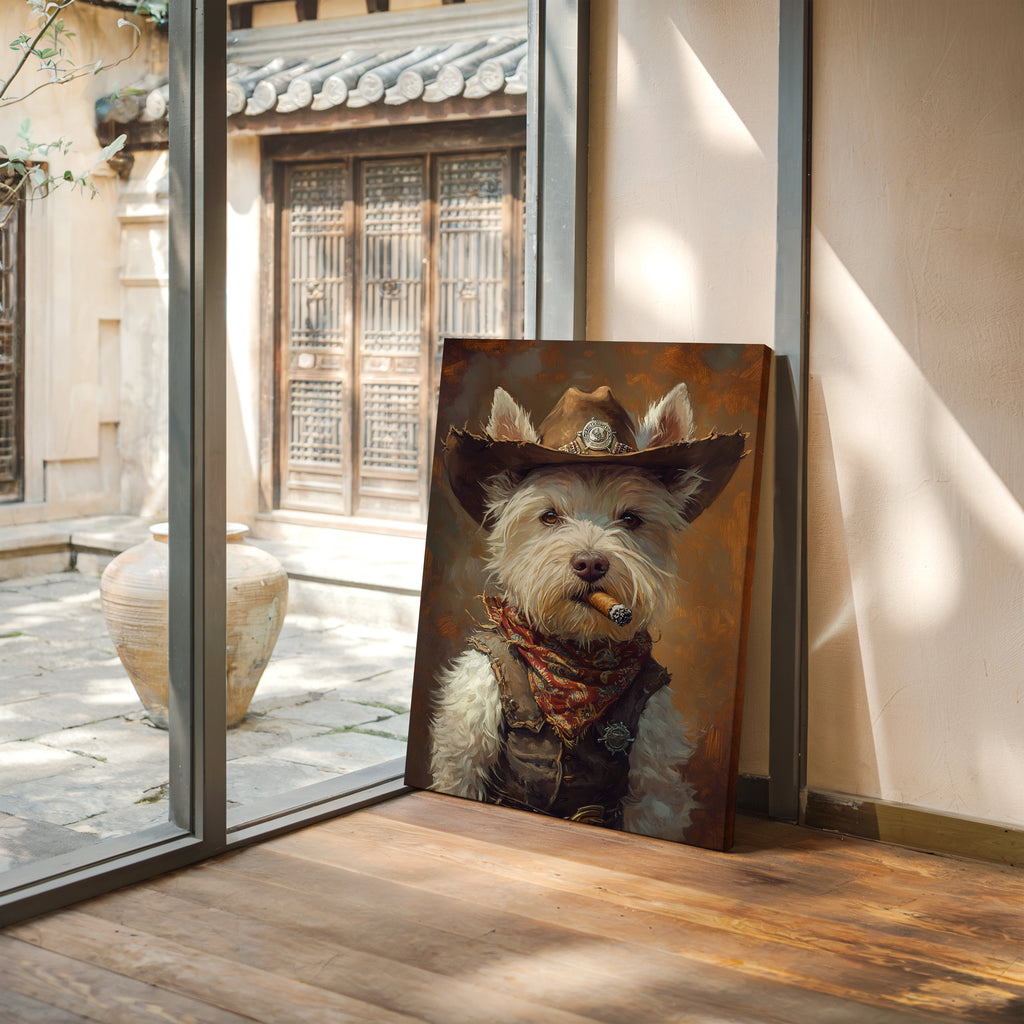 West Highland White Terrier Gunslinger