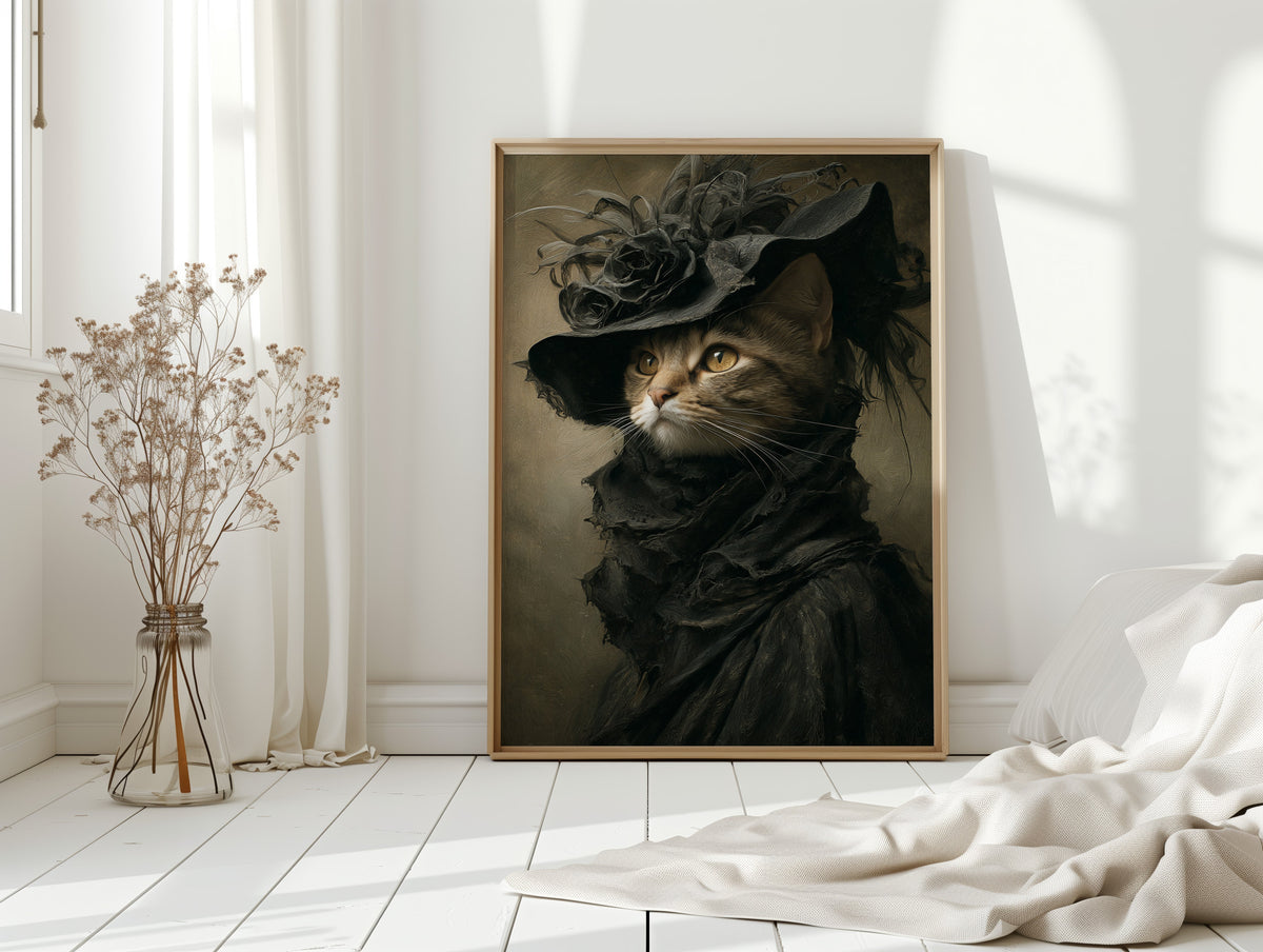 A Cat's Elegance Unveiled