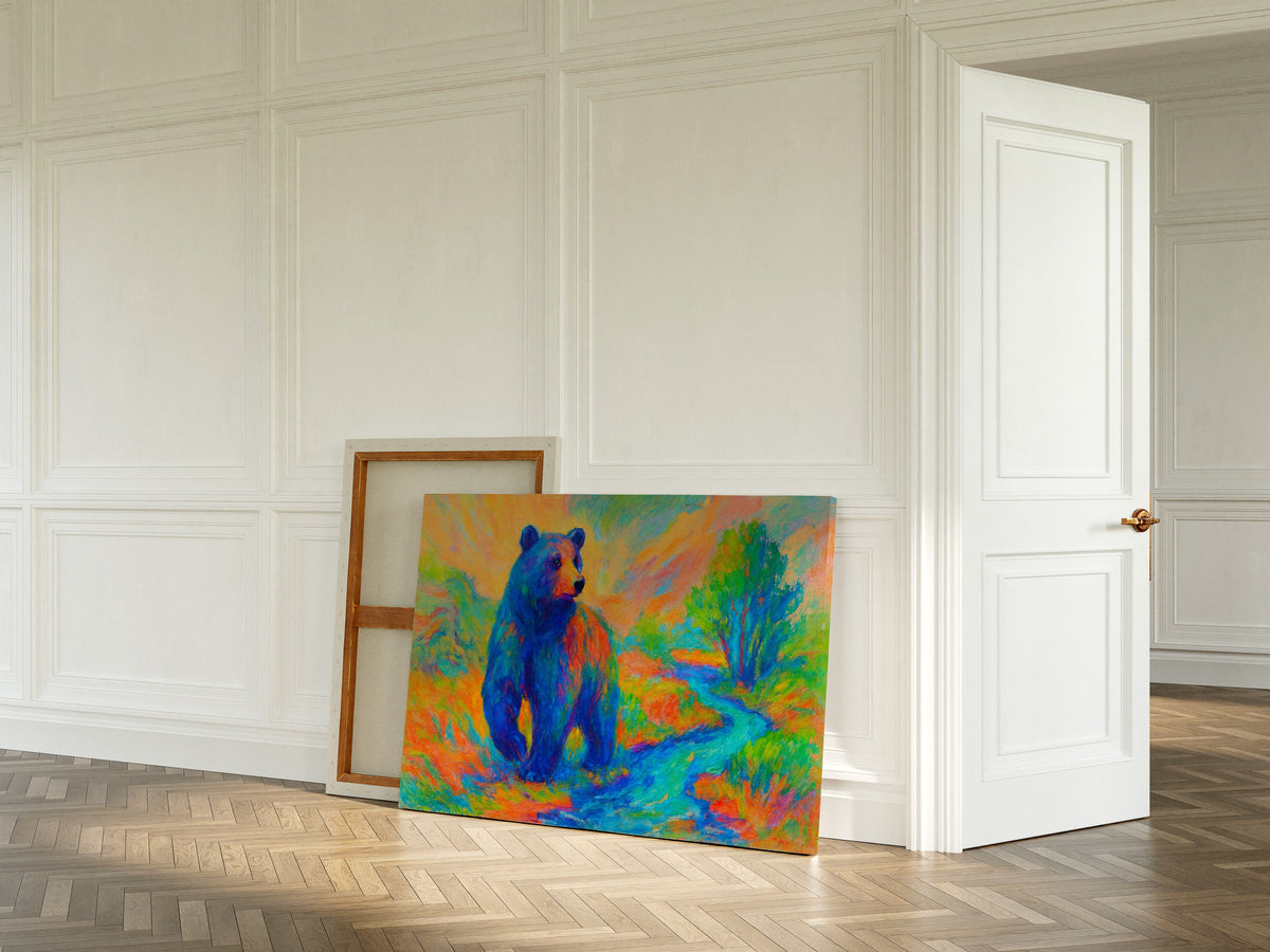 Chromatic Bear by the Riverbend