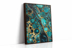Golden Currents Beneath Turquoise Skin