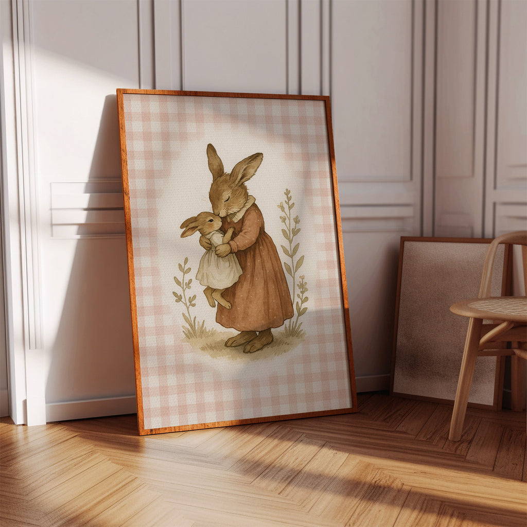 Mama Bunny’s Kiss in Gingham