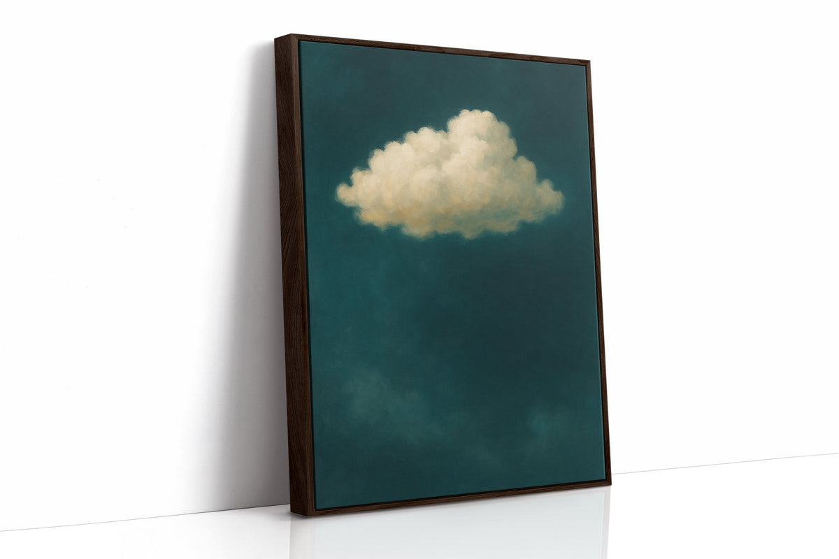 Lonely Cloud in Emerald Silence