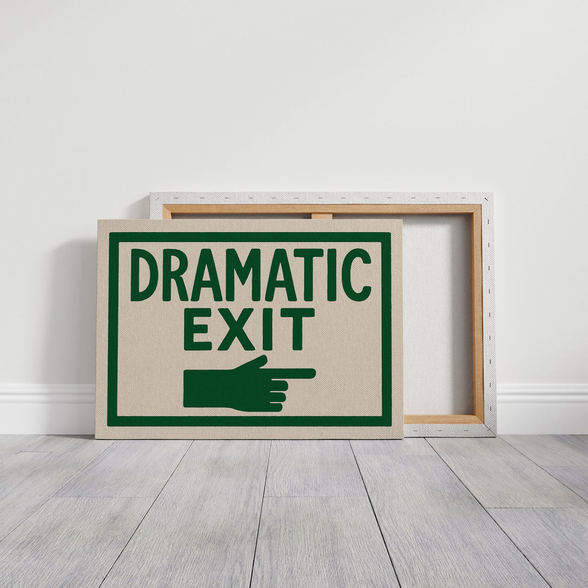 Dramatic Exit (Stage Left)
