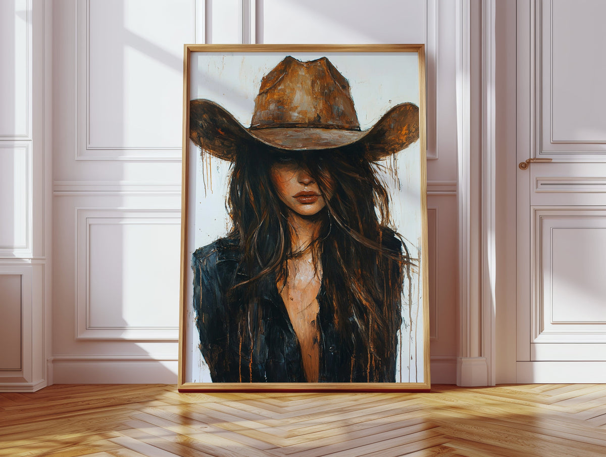 Whiskey Dust – Bold Western Cowgirl Print
