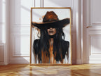 Midnight Dust – Western Cowgirl Wall Art